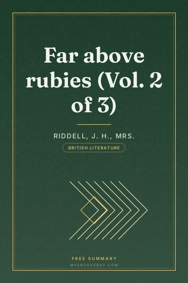 Cover of Far above rubies (Vol. 2 of 3)