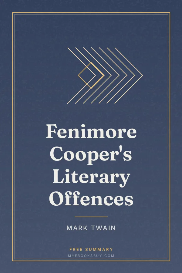 Cover of Fenimore Cooper's Literary Offences