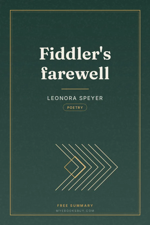 Cover of Fiddler's farewell