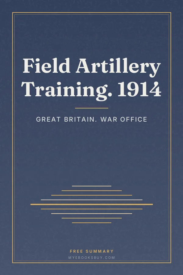 Cover of Field Artillery Training. 1914