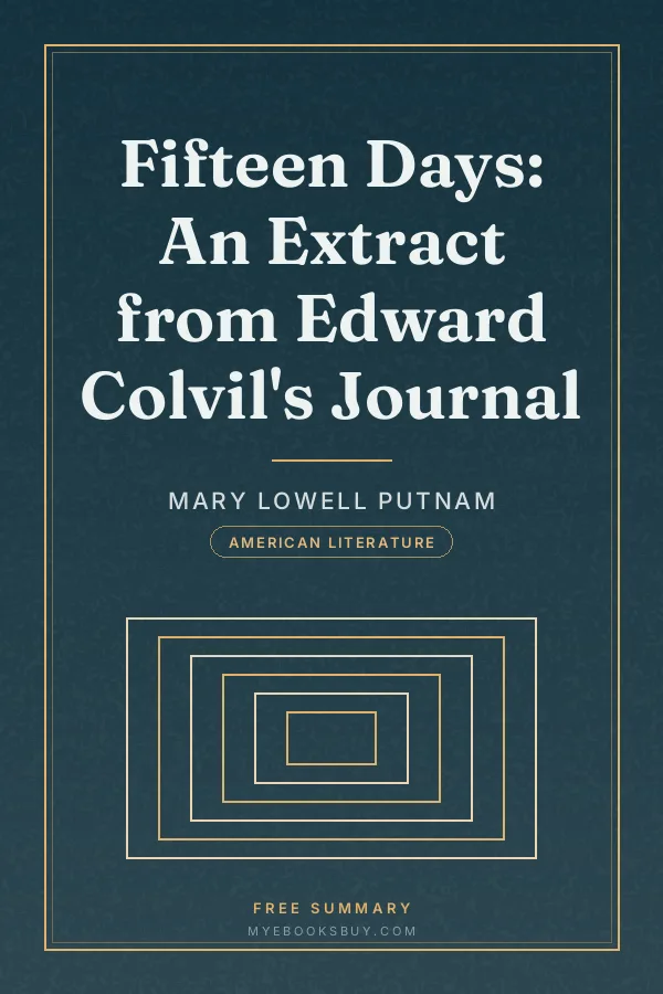 Cover of Fifteen Days: An Extract from Edward Colvil's Journal