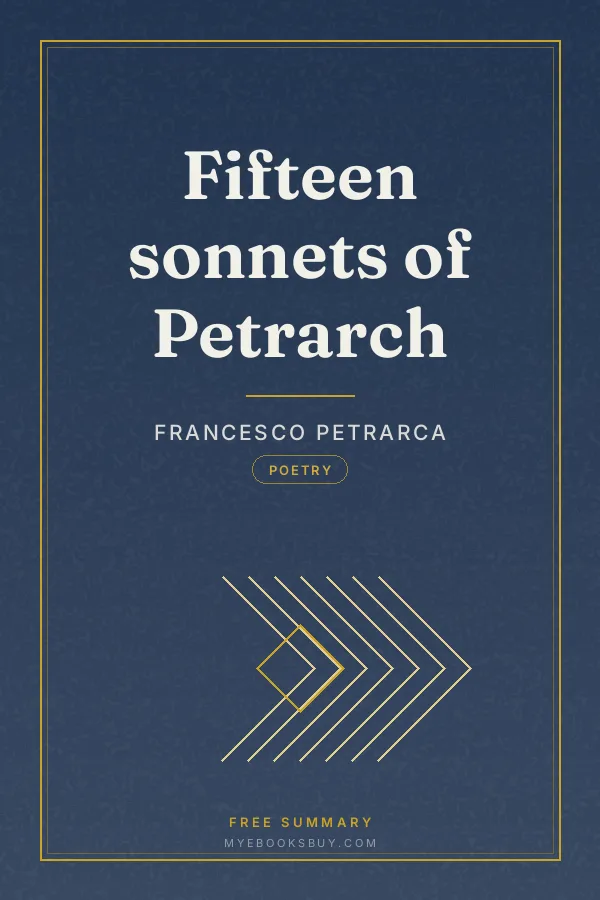 Cover of Fifteen sonnets of Petrarch