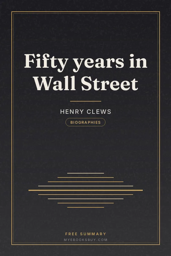 Cover of Fifty years in Wall Street