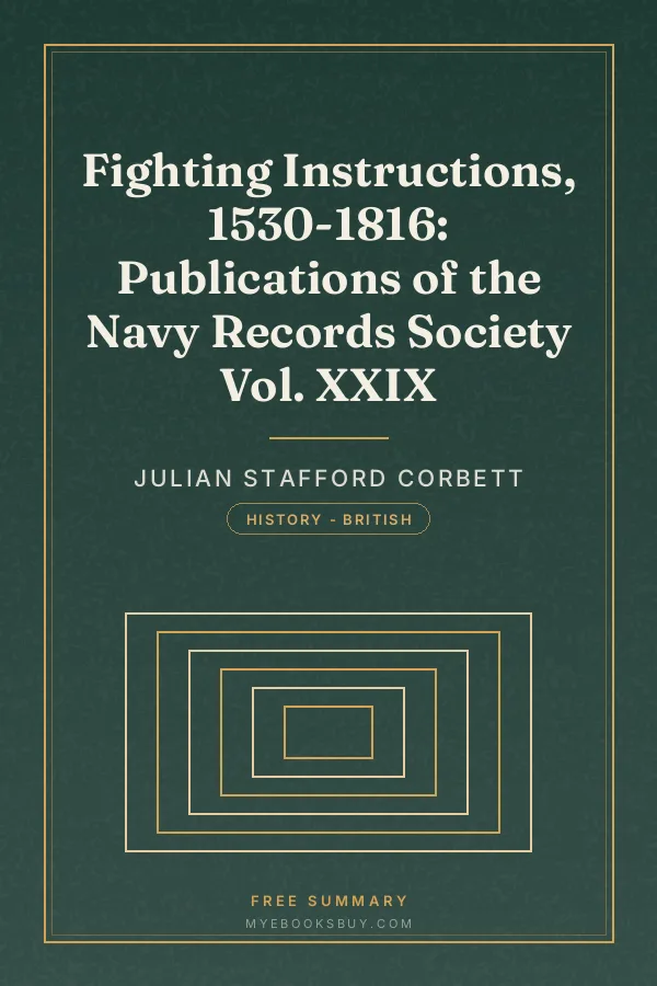 Cover of Fighting Instructions, 1530-1816: Publications of the Navy Records Society Vol. XXIX