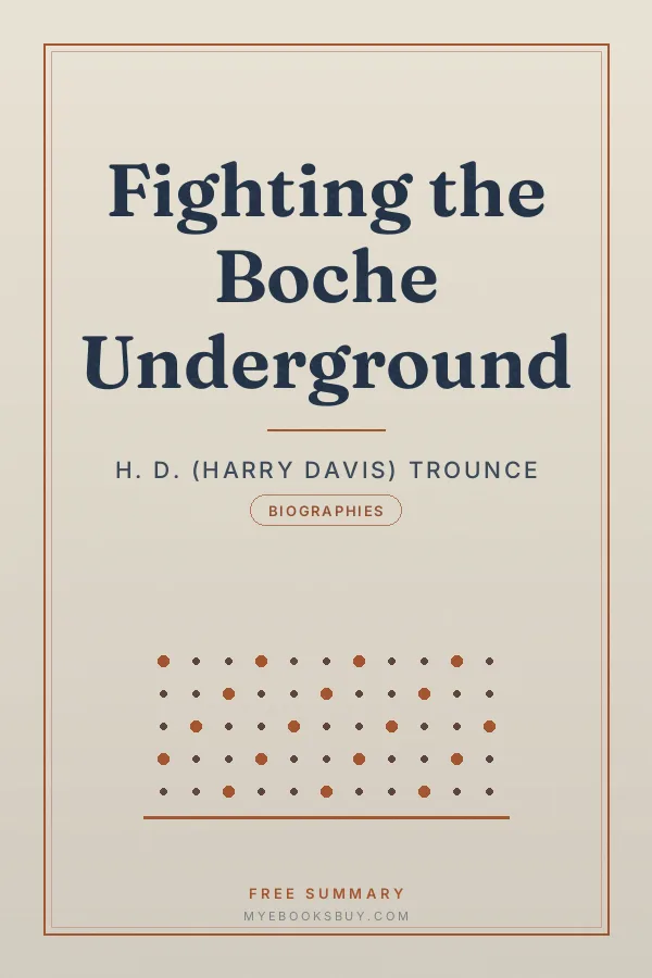 Cover of Fighting the Boche Underground