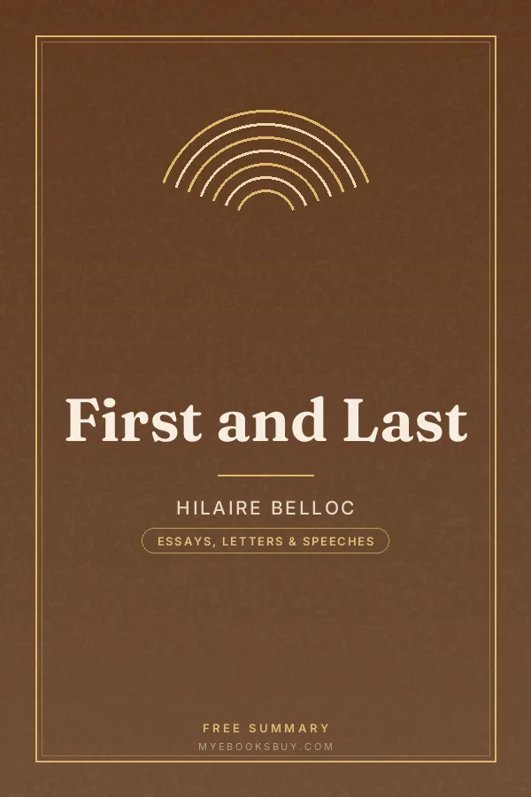 Cover of First and Last