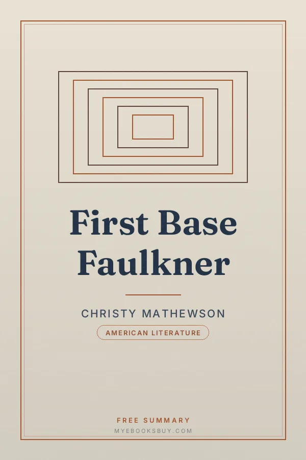 Cover of First Base Faulkner