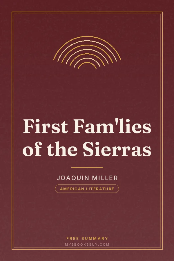 Cover of First Fam'lies of the Sierras