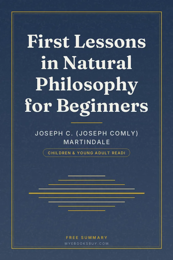 Cover of First Lessons in Natural Philosophy for Beginners