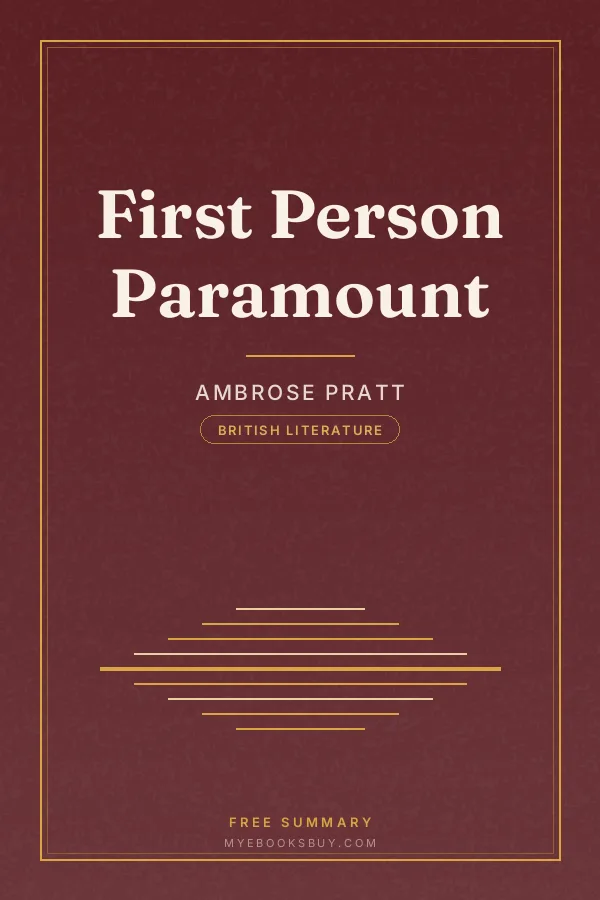 Cover of First Person Paramount