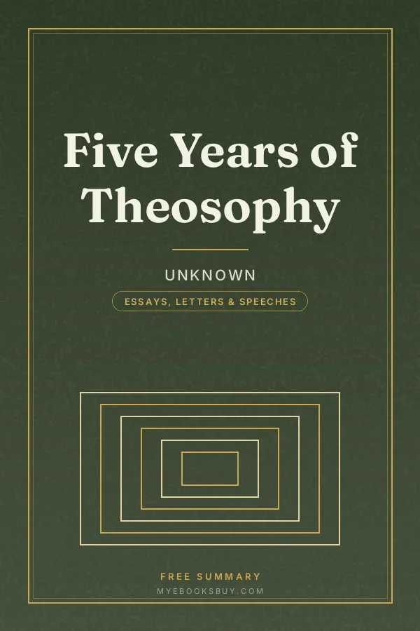Cover of Five Years of Theosophy