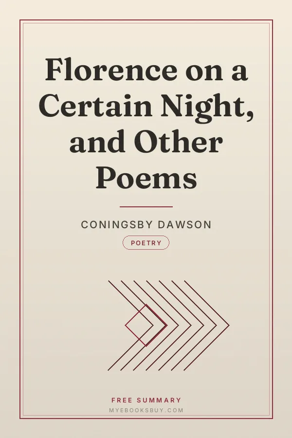 Cover of Florence on a Certain Night, and Other Poems