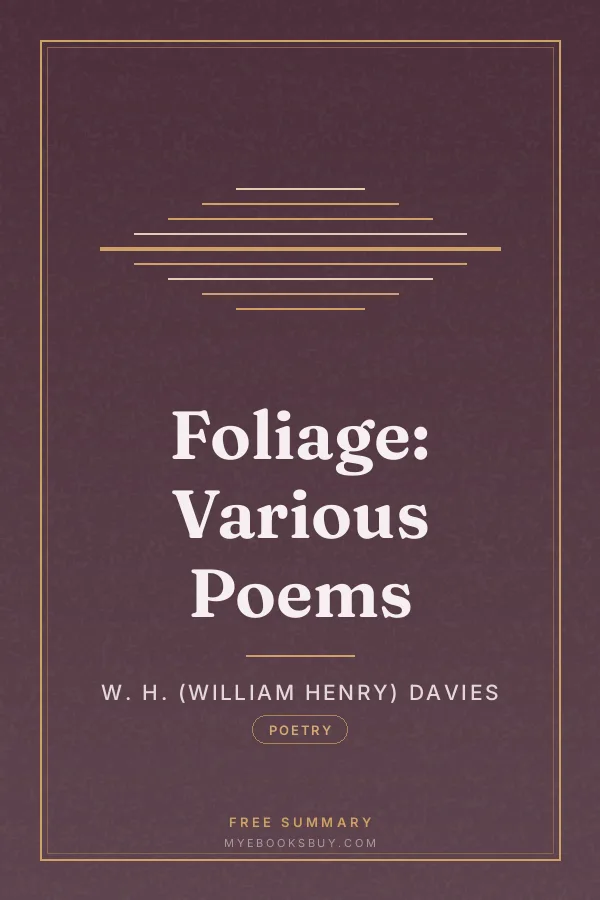 Cover of Foliage: Various Poems