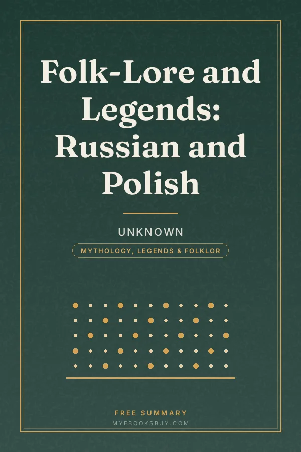 Cover of Folk-Lore and Legends: Russian and Polish