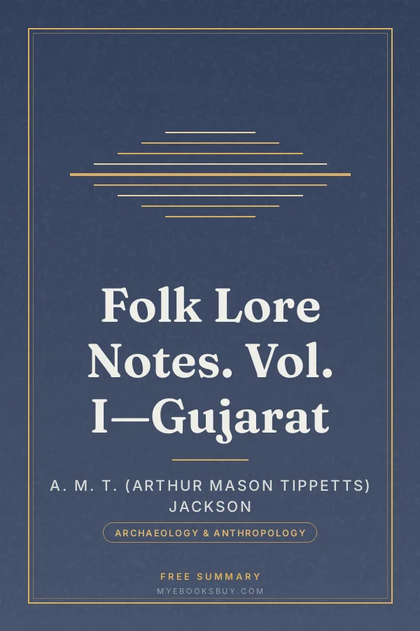 Cover of Folk Lore Notes. Vol. I—Gujarat