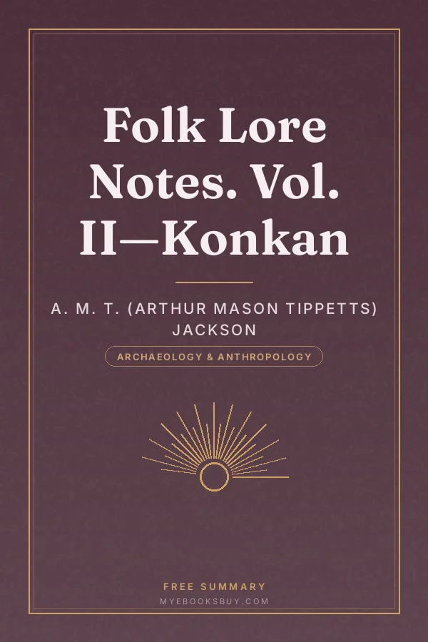 Cover of Folk Lore Notes. Vol. II—Konkan