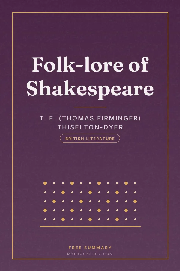 Cover of Folk-lore of Shakespeare