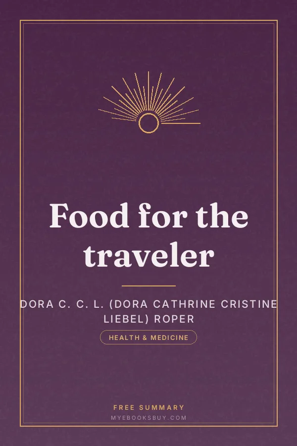 Cover of Food for the traveler