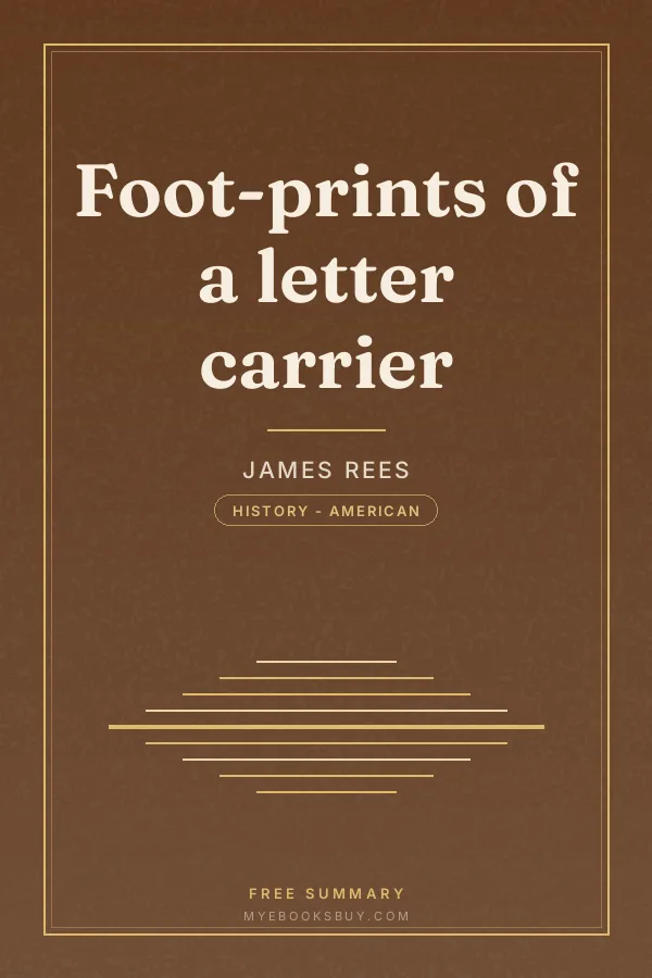 Cover of Foot-prints of a letter carrier