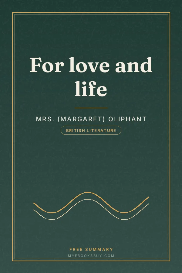 Cover of For love and life