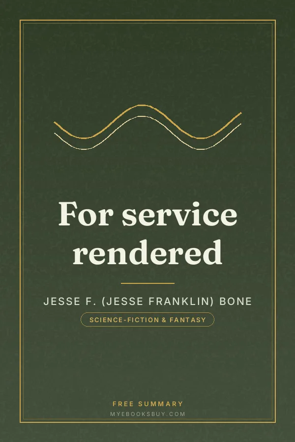 Cover of For service rendered