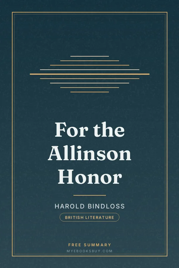 Cover of For the Allinson Honor