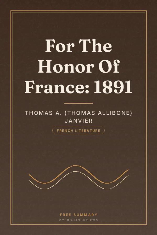 Cover of For The Honor Of France: 1891