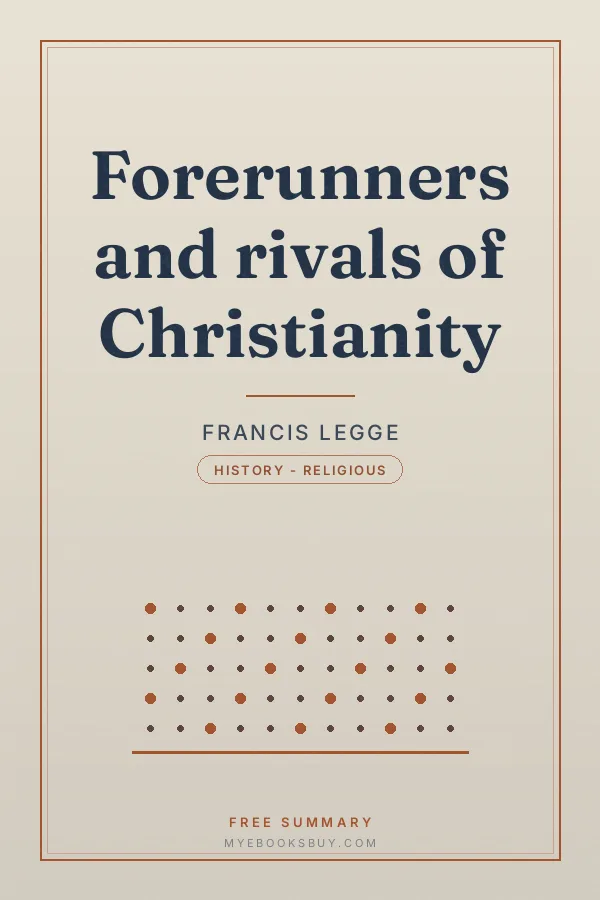 Cover of Forerunners and rivals of Christianity