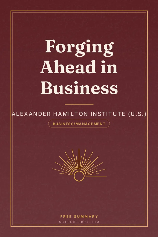 Cover of Forging Ahead in Business