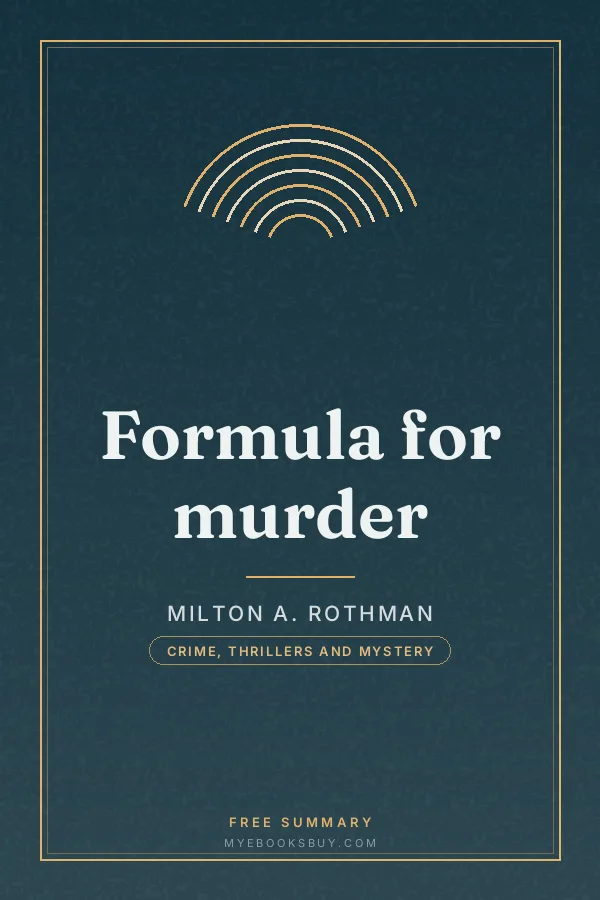 Cover of Formula for murder