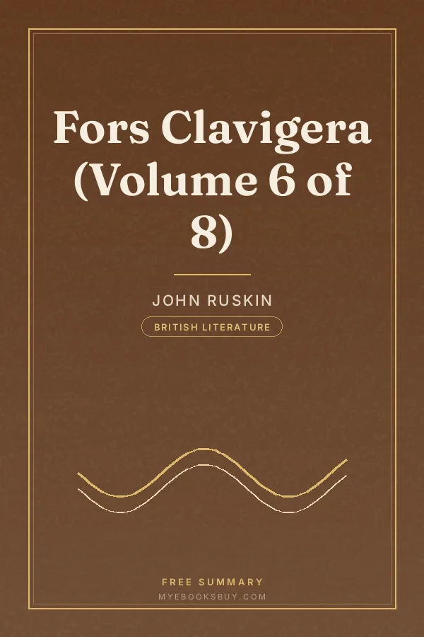 Cover of Fors Clavigera (Volume 6 of 8)