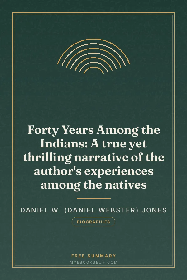 Cover of Forty Years Among the Indians: A true yet thrilling narrative of the author's experiences among the natives