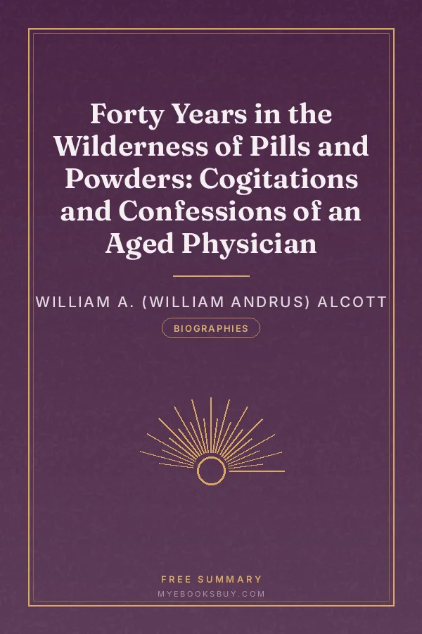 Cover of Forty Years in the Wilderness of Pills and Powders: Cogitations and Confessions of an Aged Physician