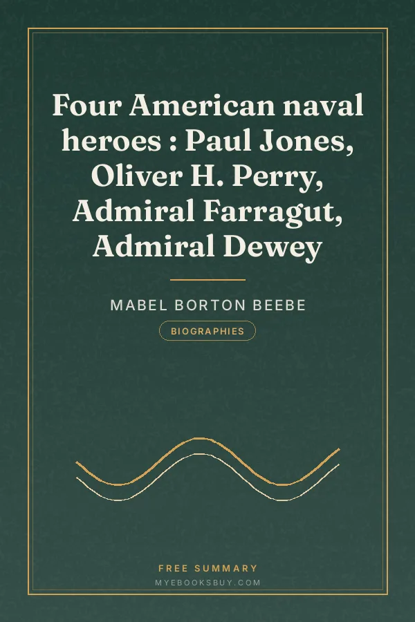 Cover of Four American naval heroes : Paul Jones, Oliver H. Perry, Admiral Farragut, Admiral Dewey