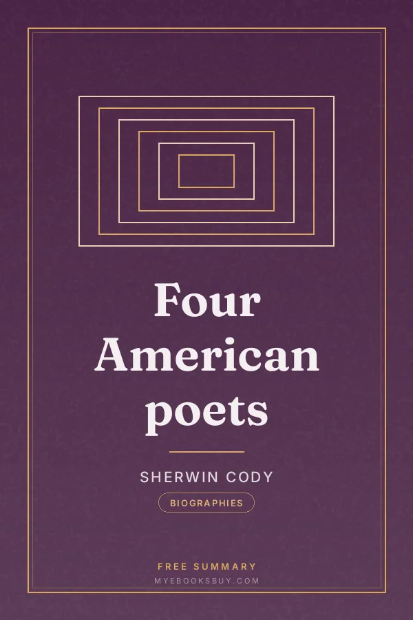 Cover of Four American poets