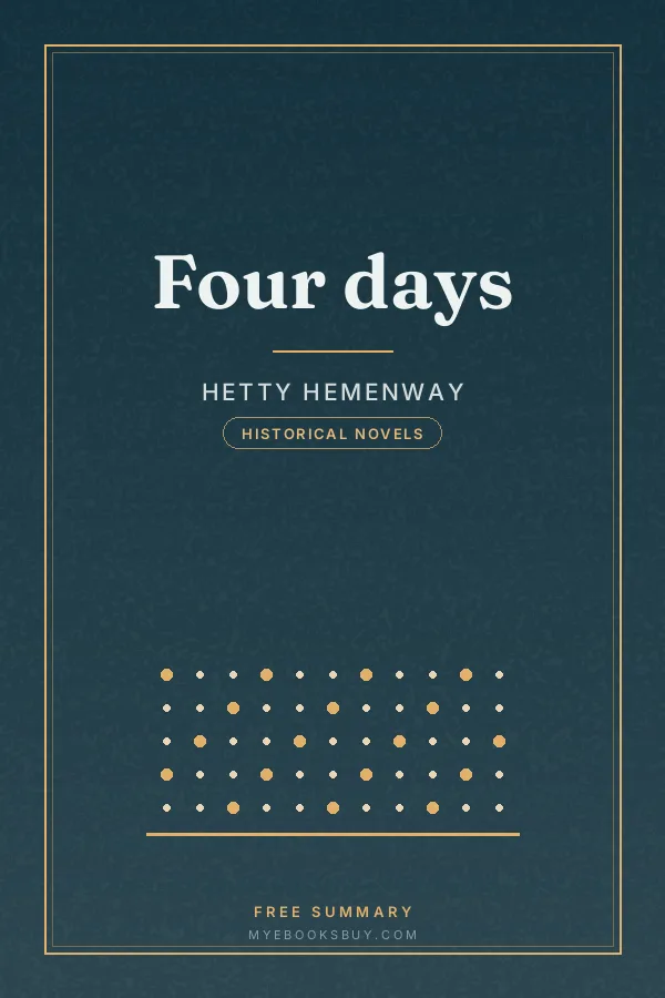 Cover of Four days