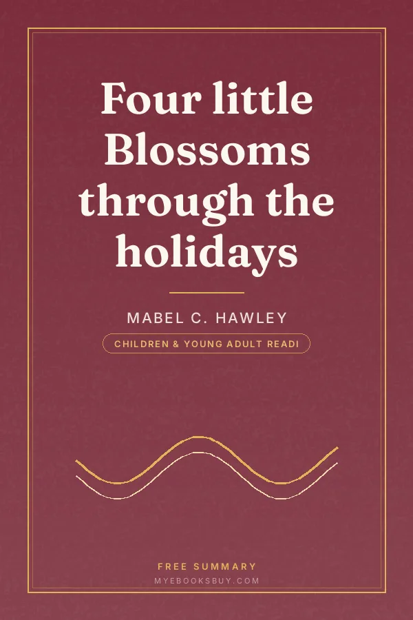 Cover of Four little Blossoms through the holidays