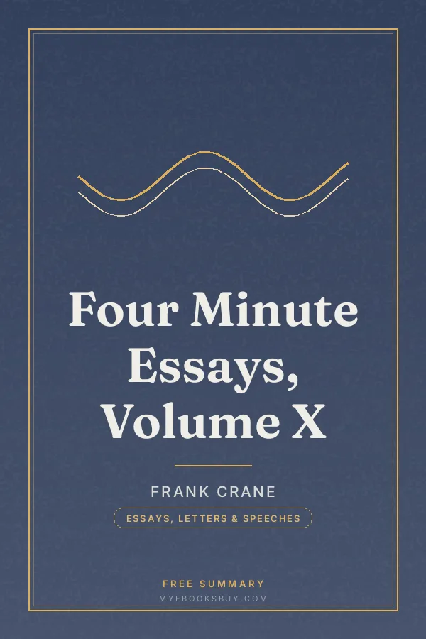 Cover of Four Minute Essays, Volume X
