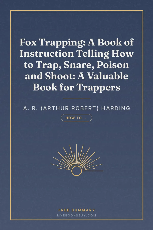 Cover of Fox Trapping: A Book of Instruction Telling How to Trap, Snare, Poison and Shoot: A Valuable Book for Trappers