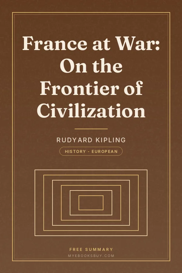 Cover of France at War: On the Frontier of Civilization
