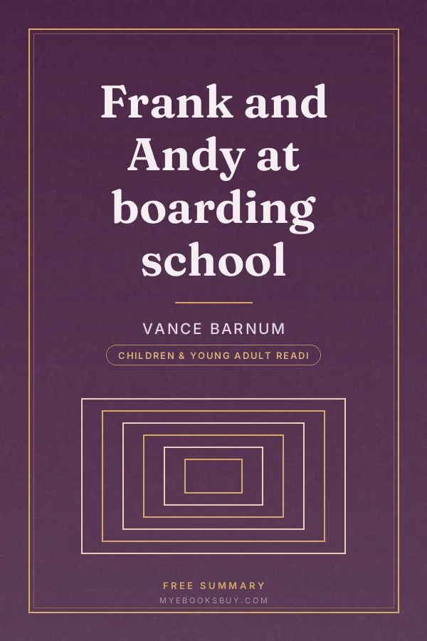 Cover of Frank and Andy at boarding school