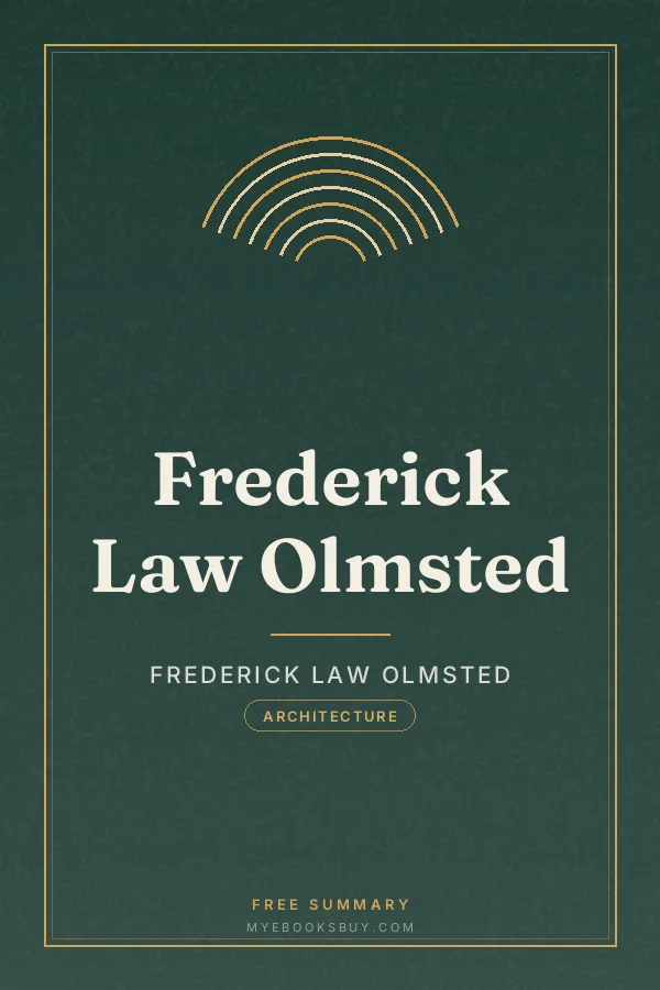 Cover of Frederick Law Olmsted