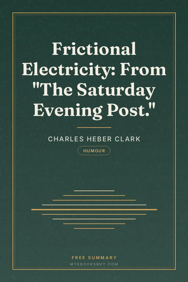 Cover of Frictional Electricity: From "The Saturday Evening Post."