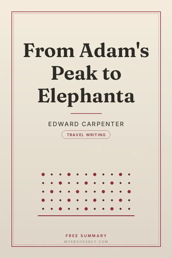Cover of From Adam's Peak to Elephanta
