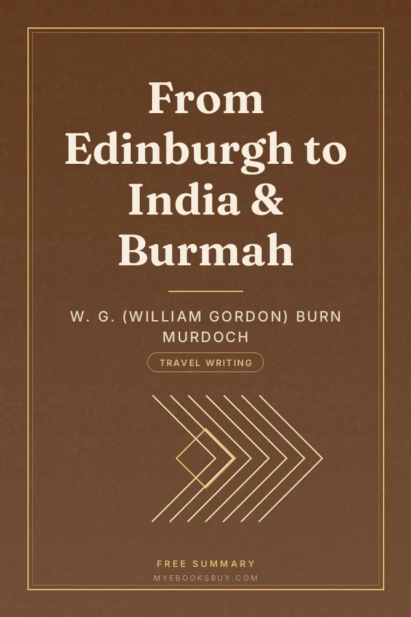Cover of From Edinburgh to India & Burmah