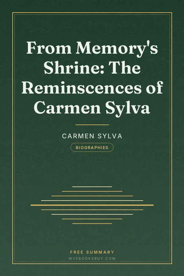 Cover of From Memory's Shrine: The Reminscences of Carmen Sylva