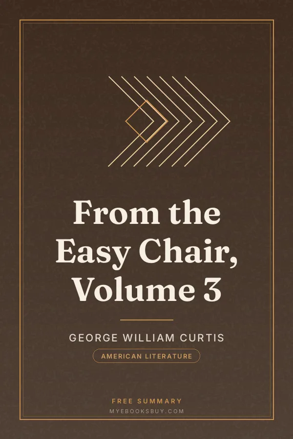 Cover of From the Easy Chair, Volume 3