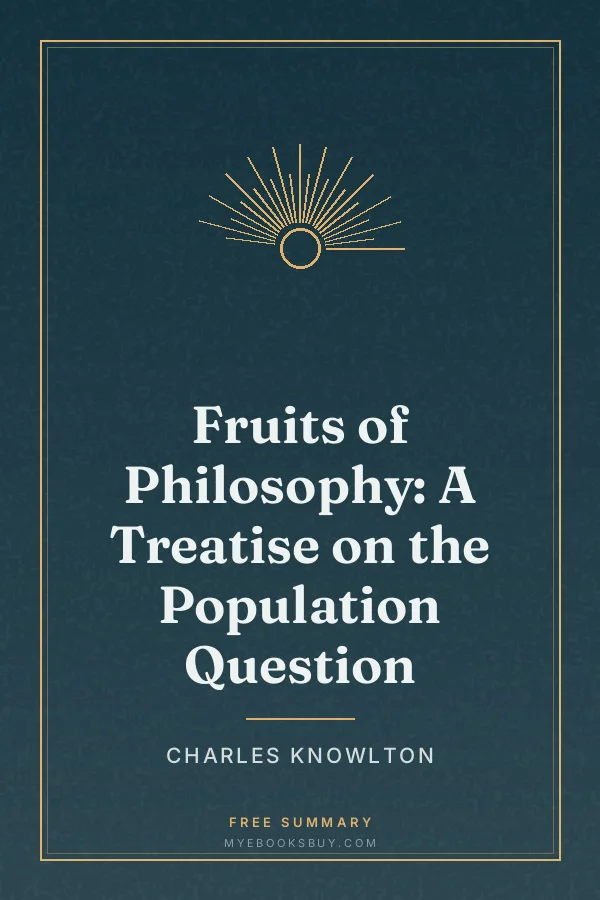 Cover of Fruits of Philosophy: A Treatise on the Population Question