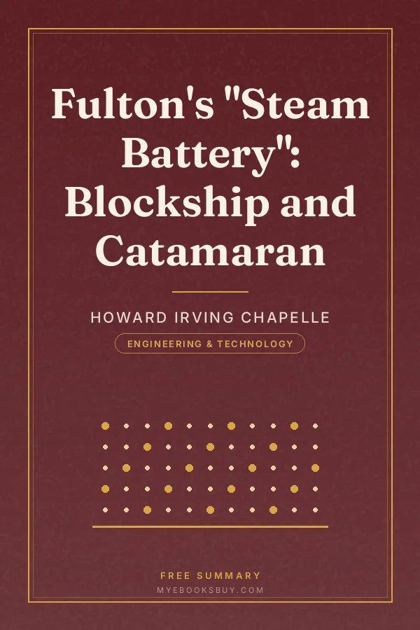 Cover of Fulton's "Steam Battery": Blockship and Catamaran