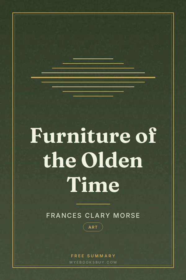 Cover of Furniture of the Olden Time